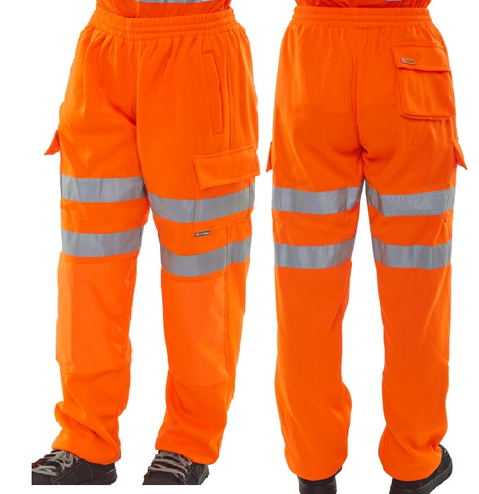 BBJB HI VIZ SWEAT JOG BOTTOM (TR790)