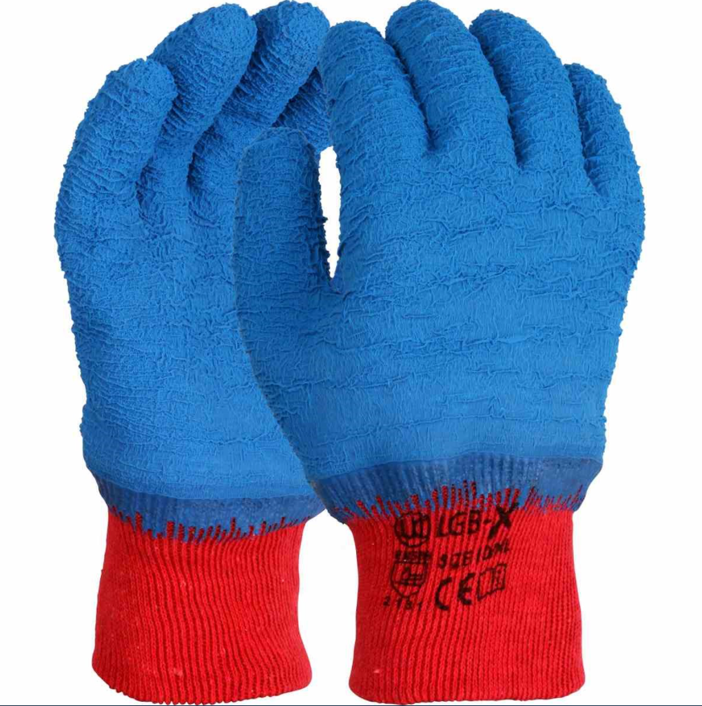 LGB-X CRINKLE LATEX COATED GLOVES