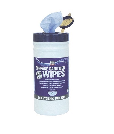 IW50 SURFACE SANITISER WIPES (TUB OF 200)