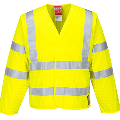 FR85 L/S HI VIS FR/AS JERKIN