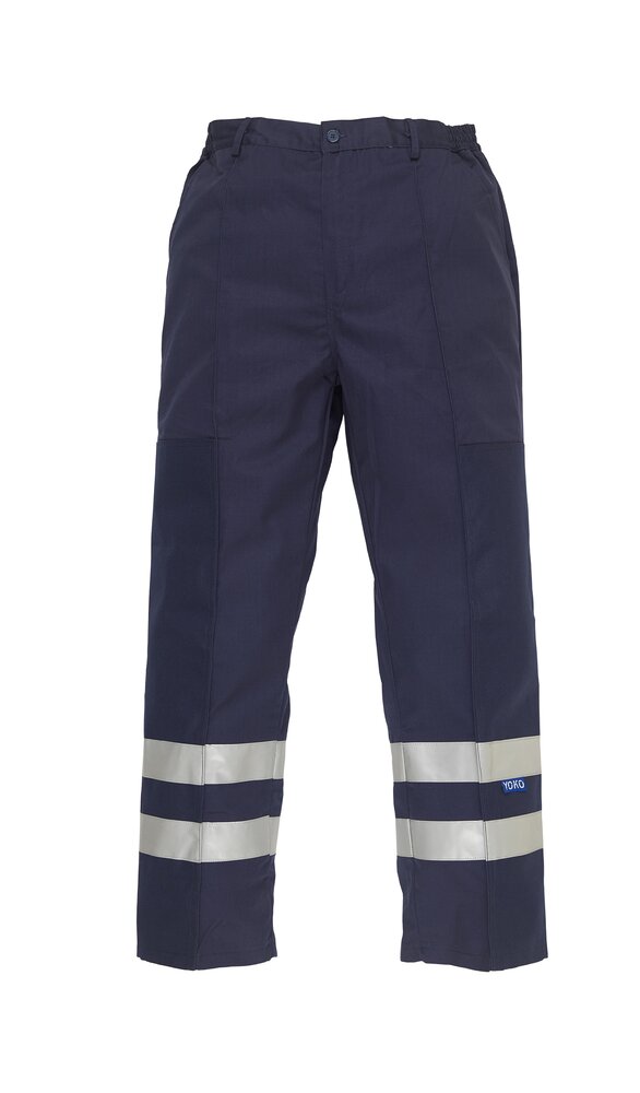 YK015T REFLECTIVE POLYCOTTON WORK TROUSER