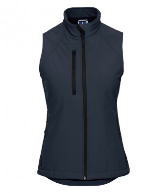 141F RUSSELL LADIES S/SHELL GILET