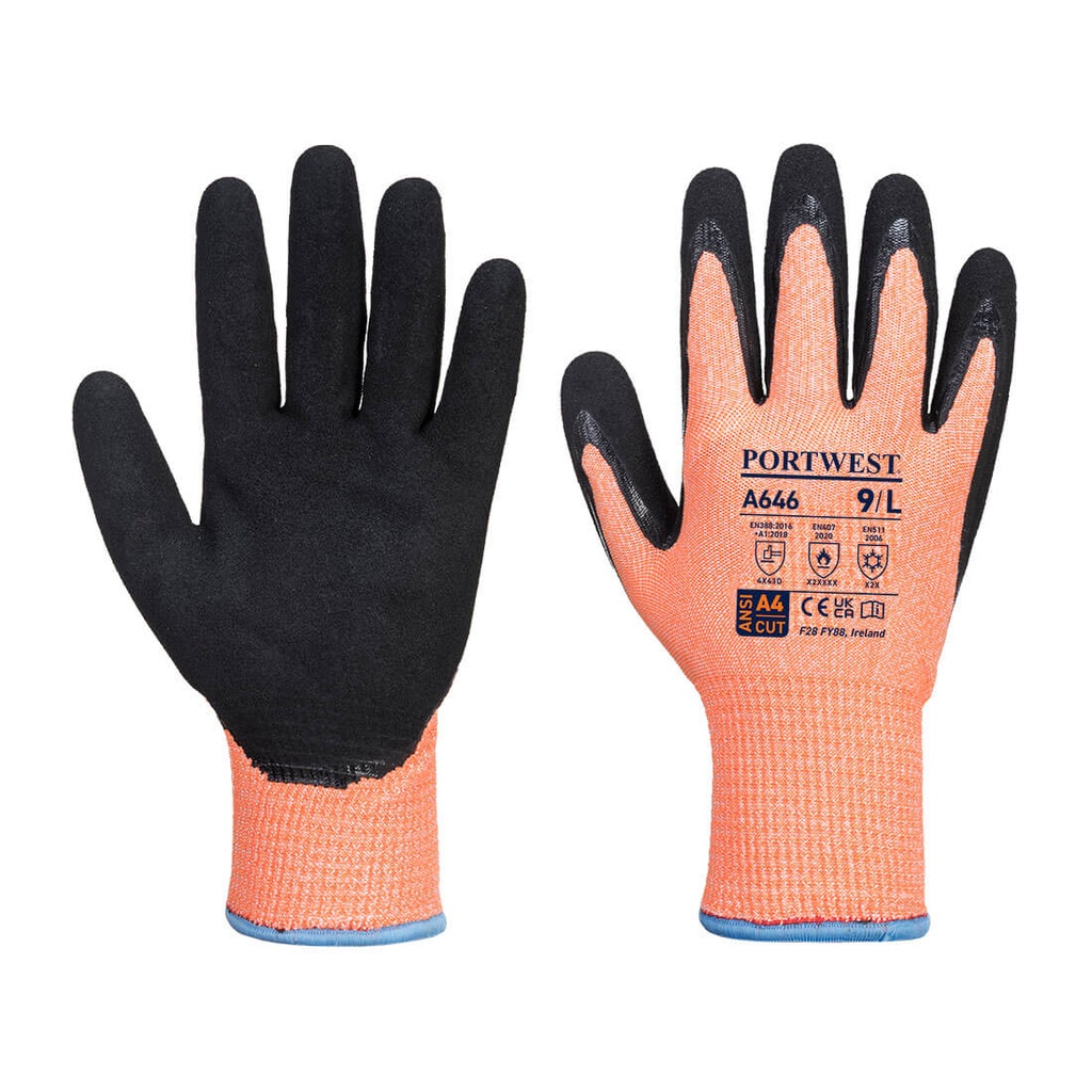 A646 VIS-TEX WINTER HR CUT GLOVES