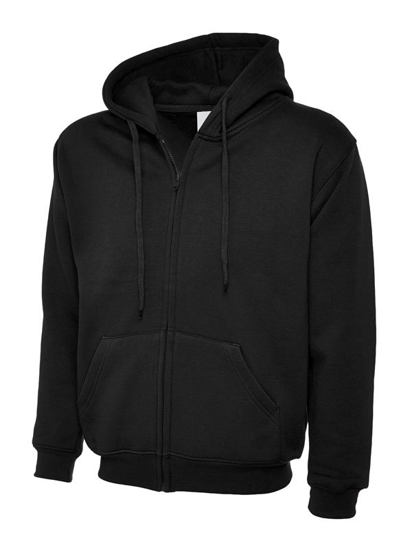 UC504 ADULTS CLASSIC FULL ZIP HOODED SWEATSHIRT