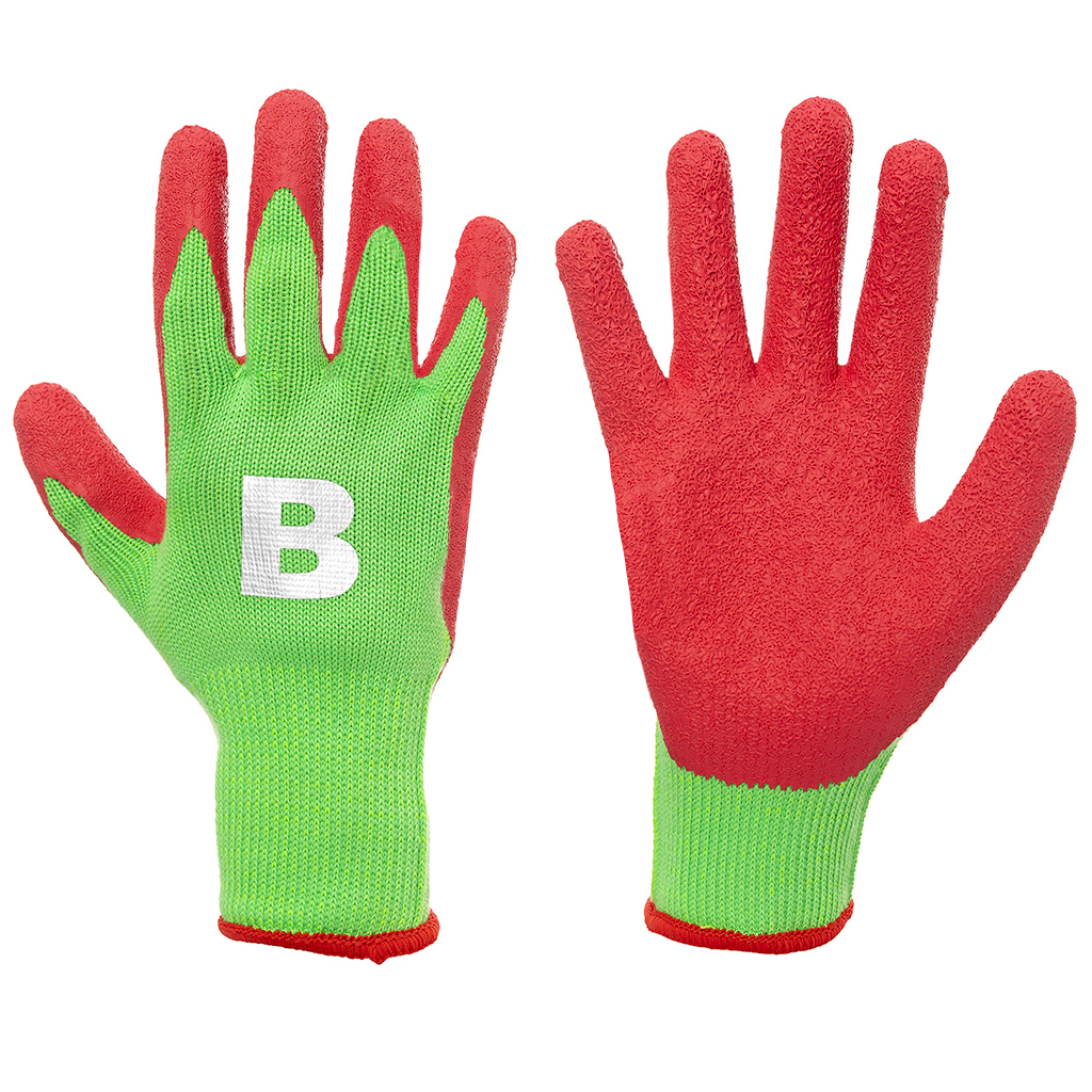 40174 STOP 'N' GO LATEX PALM CUT B GLOVES