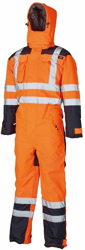 SA7000 WATERPROOF HI VIS COVERALL LINED