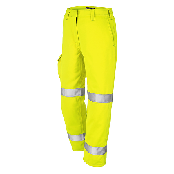 YELLOW LADIES FR/AS ARC HI-VIZ 7414 COMBAT TROUSERS