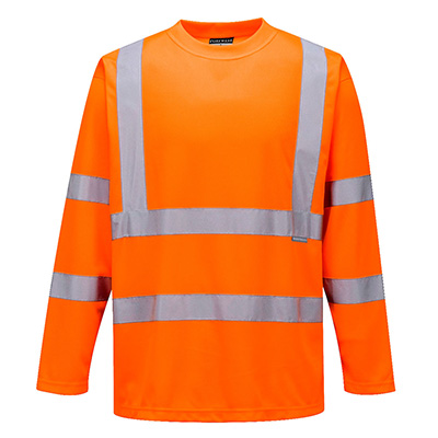 S178 HI-VIS LONG SLEEVED T-SHIRT