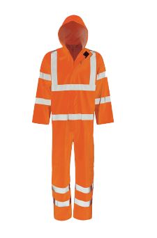 HI VIS WATERPROOF COVERALL