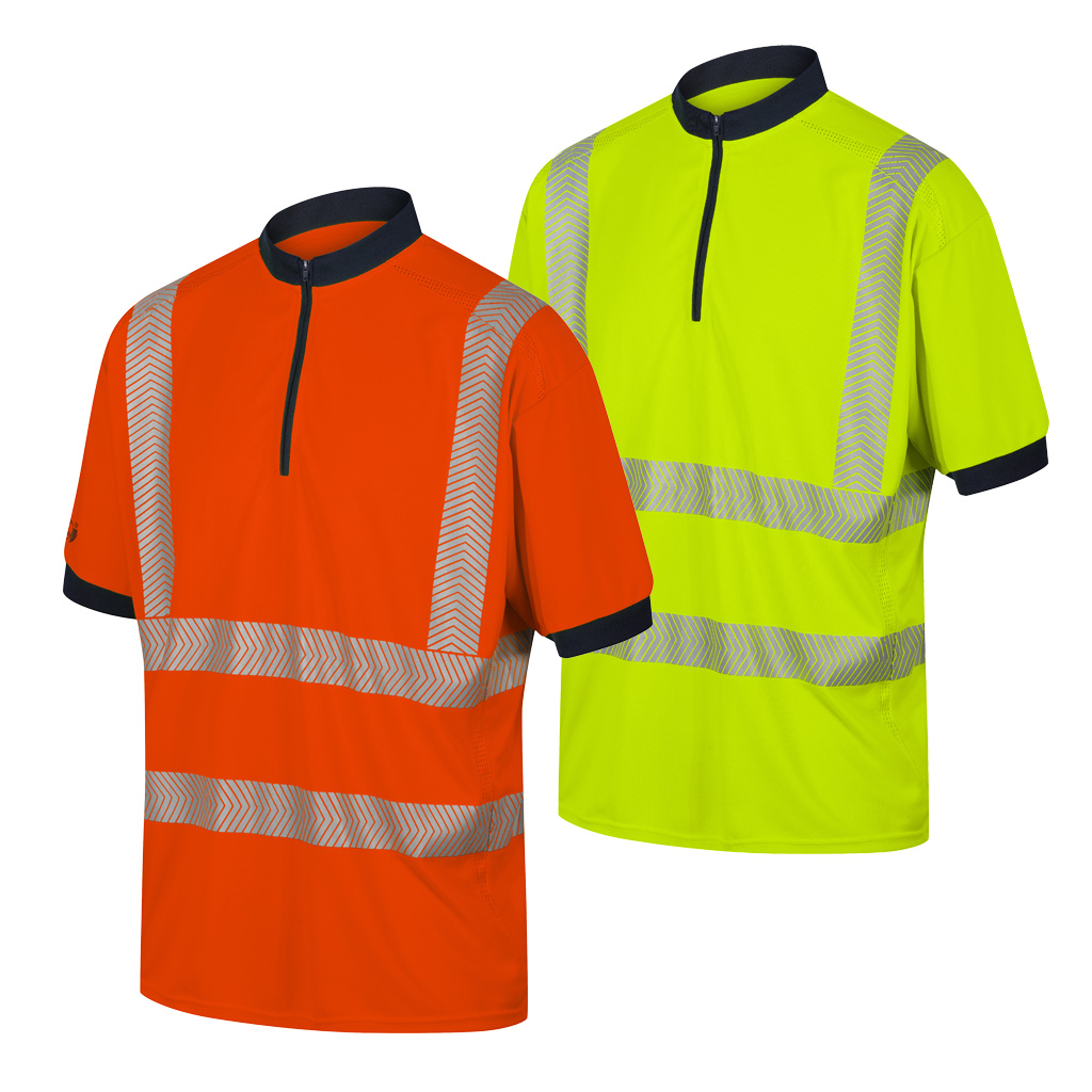 FGX S/S Hi-Vis EN20471 RECYCLED VENTED POLOSHIRT