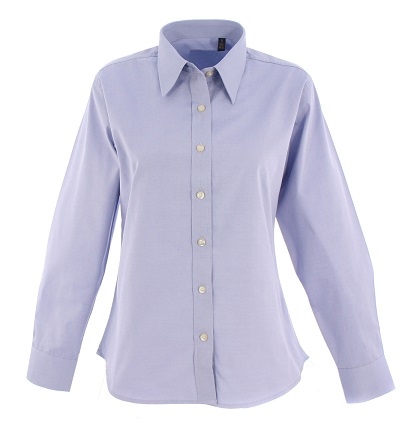 UC703 LADIES PINPOINT OXFORD FULL SLEEVE SHIRT