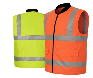 AQUA HI VIS REVERSIBLE BODY WARMER