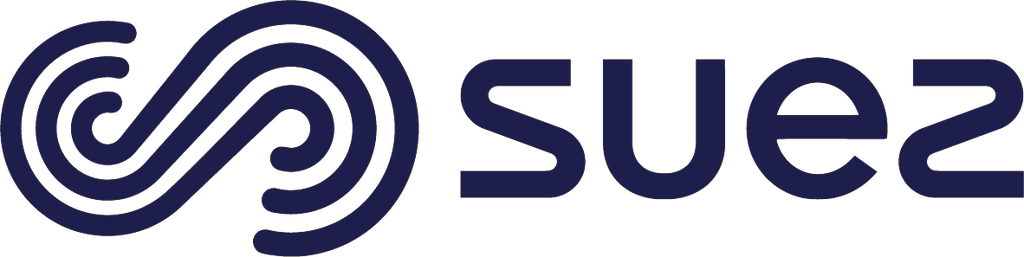 SUEZ 1COL (2766C) FRONT LOGO 10cm x 2.5cm