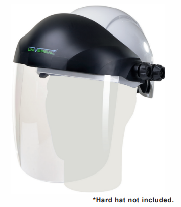 GRINDING VISOR STANDARD HELMET BLACK