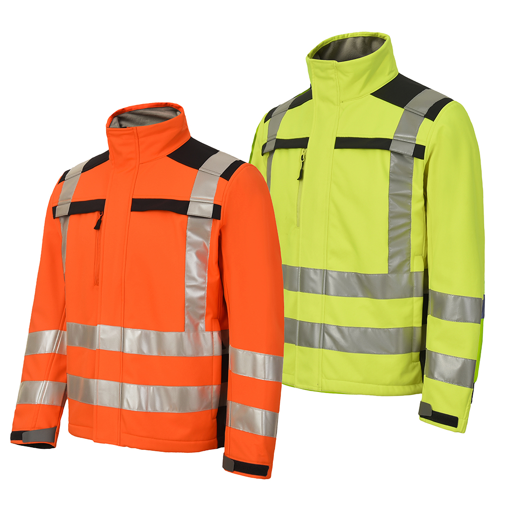 PREMIUM AQUA HI VIS SOFT SHELL FLEECE