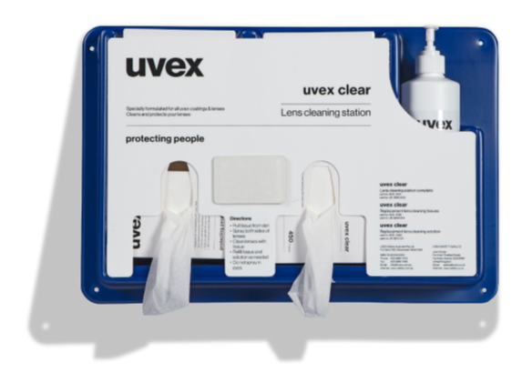 UVEX CLEAR LENS CLEANING STATION