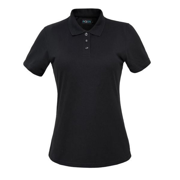 AQUA WOMEN'S SHORT SLEEVE POLO SHIRT