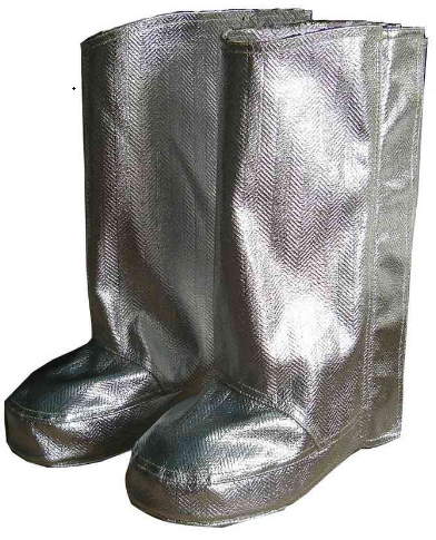 ALUMINISED GAITERS HEIGHT 35CM EN11612