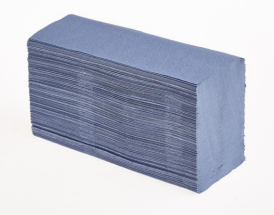 BLUE 1 PLY Z/FOLD TOWELS - BOX 3000