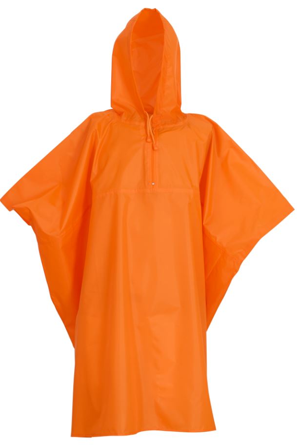 HVS470 PROMO WATER RESISTANT PONCHO (SML-105-150cm,REG-115-180cm,LRG-120-190cm)