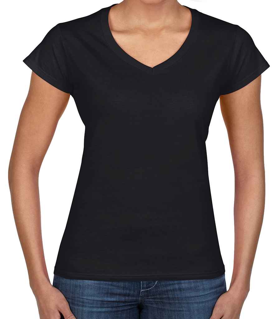 GD78 GILDAN SOFTSTYLE LADIES V NECK T-SHIRT