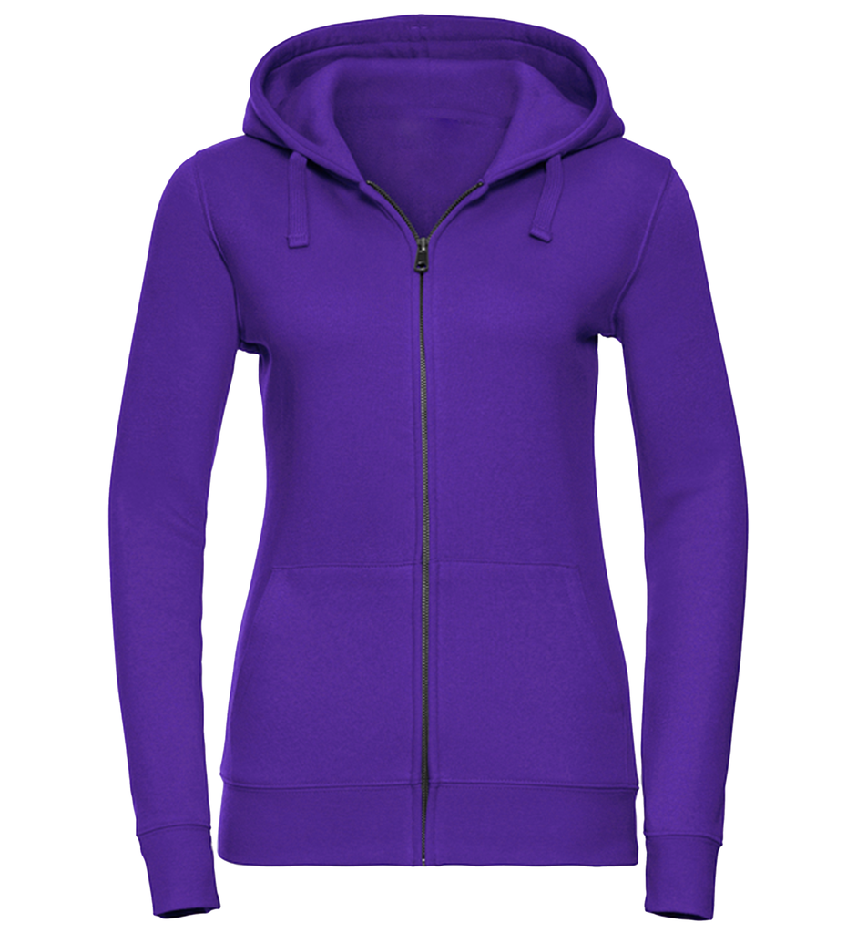 266F RUSSELL LADIES AUTHENTIC ZIP HOODED SWEATSHIRT