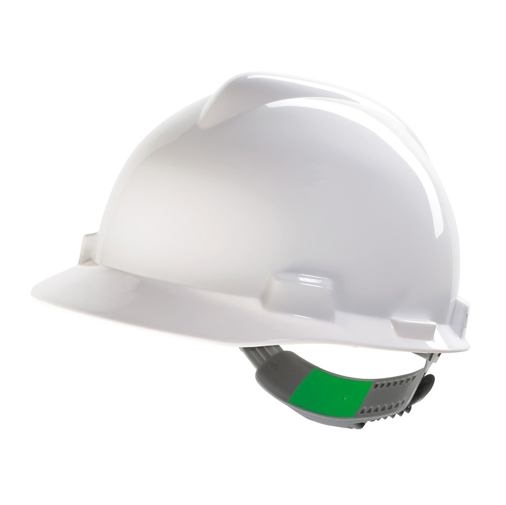 MSA V-GUARD SAFETY HELMET WHITE-MSAGV111W