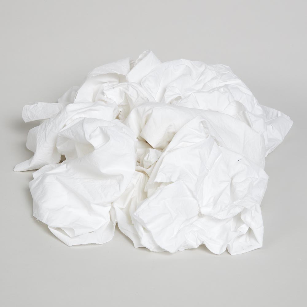 WHITE TOWELLING RAG 8KG BAG