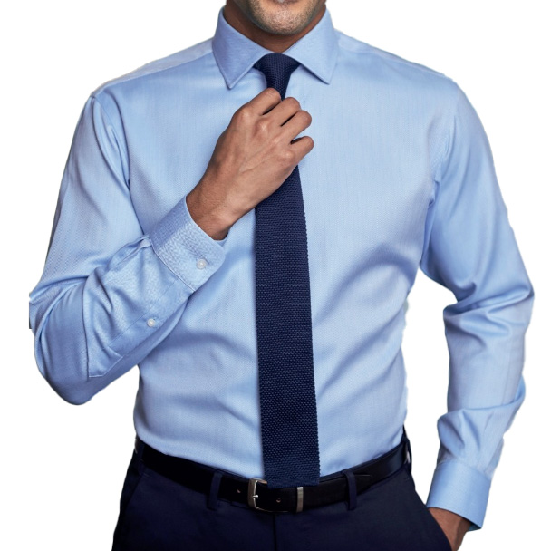 PALERMO SLIM FIT SINGLE CUFF SHIRT 4435