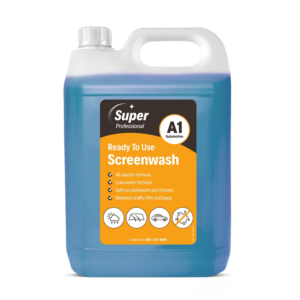 READY TO USE SCREENWASH 5 LITRES