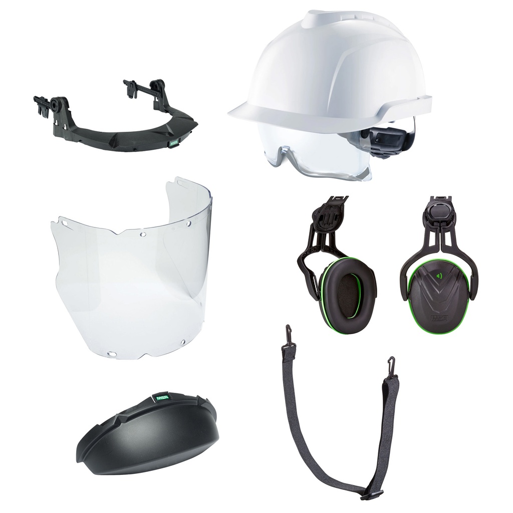 MSA V-GARD930 NON VENTED HELMET COMBO