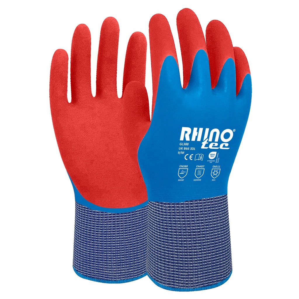 RHINOtec LATEX FLEXO-GRIP CUT THERMAL GLOVES