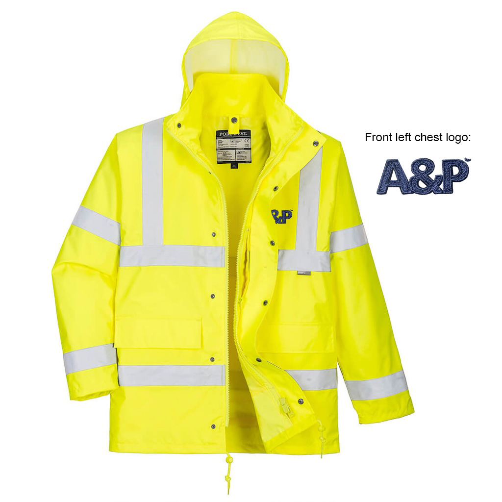 S468 HI-VIS 4-IN-1 TRAFFIC JACKET