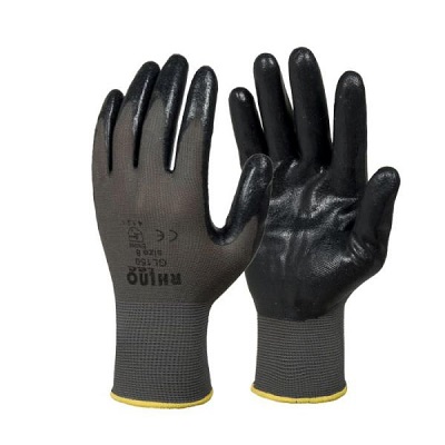 RHINOtec NITRILE FOAM GLOVES