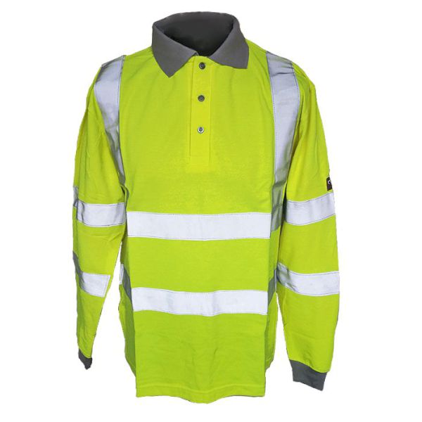 POLO HI VIS EN471 ANTI-STATIC FR L/S