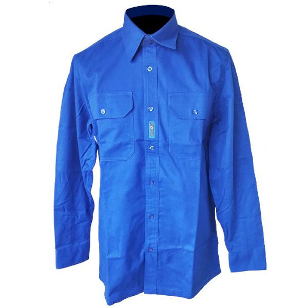 VALENCIA L/S WORK SHIRT POLY COTTON