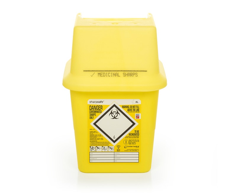 SHARPSAFE 4 LITRE SHARPS BIN - 51005430