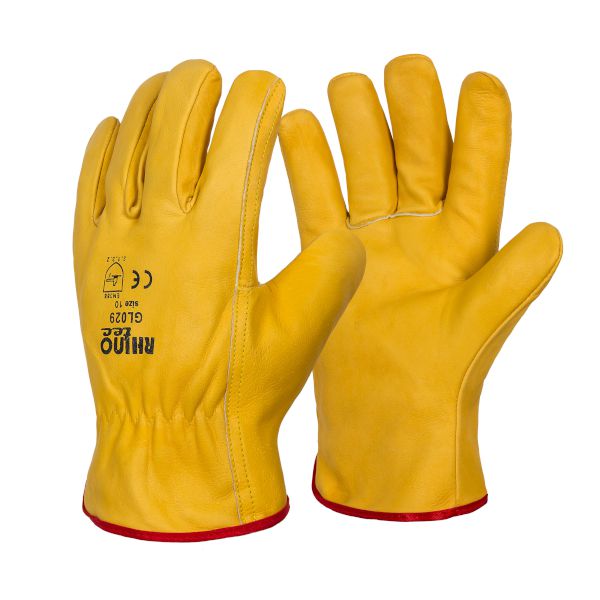 RHINOtec DRIVERS STYLE LEATHER GLOVES