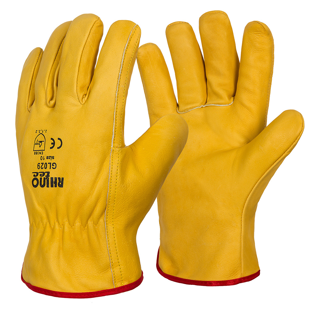 RHINOtec DRIVERS STYLE LEATHER GLOVES