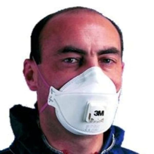 3M 9332+ FOLDABLE VALVED DUST FFP3V RESPIRATOR PK 10