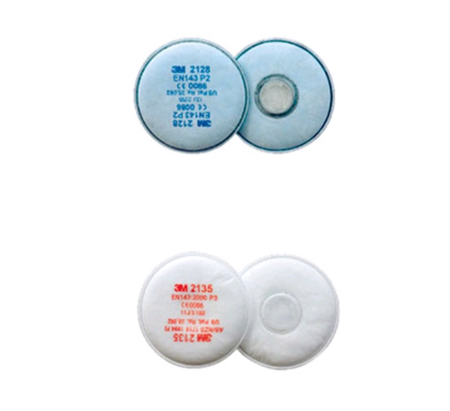 3M 2128 P2 TWIN PARTICULATE FILTERS (Pack of 2) 292640