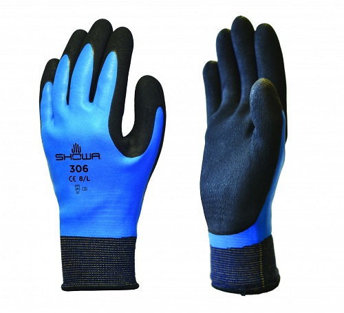 306 SHOWA GLOVES BLUE/BLACK