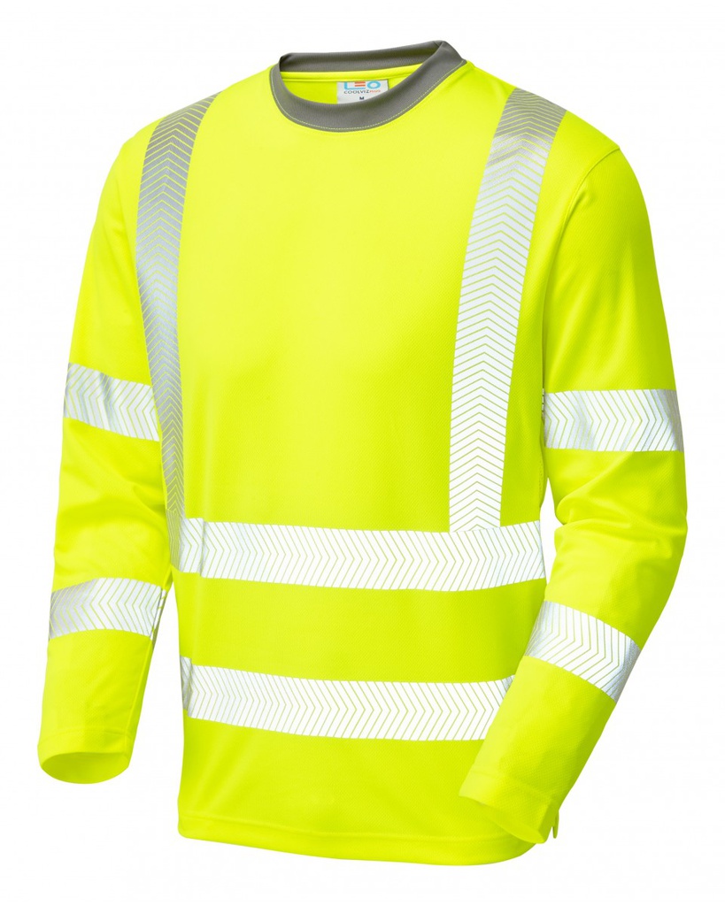 CAPSTONE ISO 20471 CLASS 3 COOLVIZ PLUS SLEEVED T-SHIRT