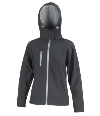 [JK520] RS230F RESULT CORE LADIES HOODED SOFT SHELL JACKET