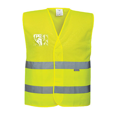 [WC078] C494 HI-VIS HALF MESH VEST