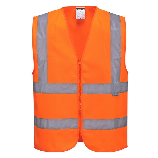 [WC081] C375 HI-VIS ZIPPED BAND & BRACE VEST