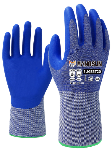 [GL355] EUGS5T20 CUT LEVEL NITRILE COATED GLOVES