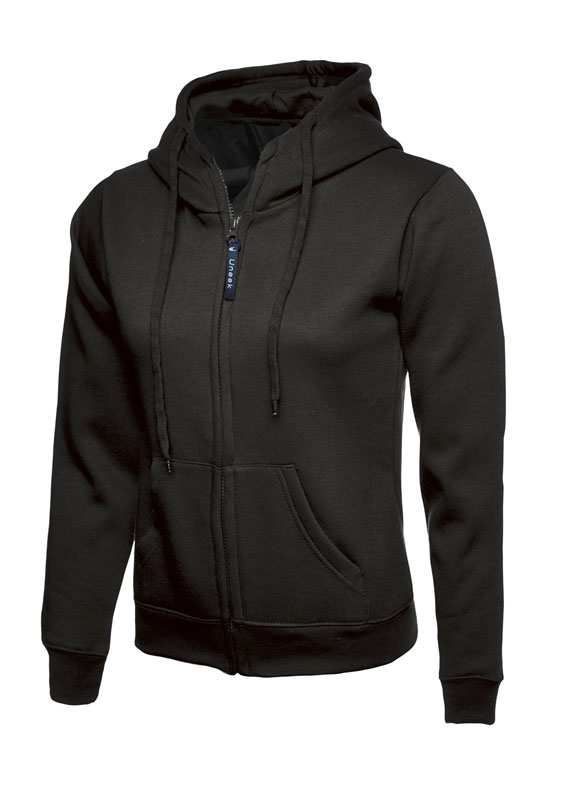 UC505 LADIES FULL ZIP HOODED SWEATSHIRT