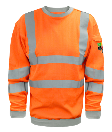 [SS037] THEOREM HI-VIS FR ARC SWEATSHIRT