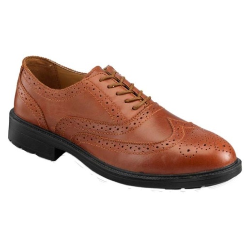 [FW115] EXECUTIVE S76SM TAN SAFETY BROGUE